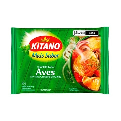 TEMP KITANO MAIS SABOR SCH 60G AVES