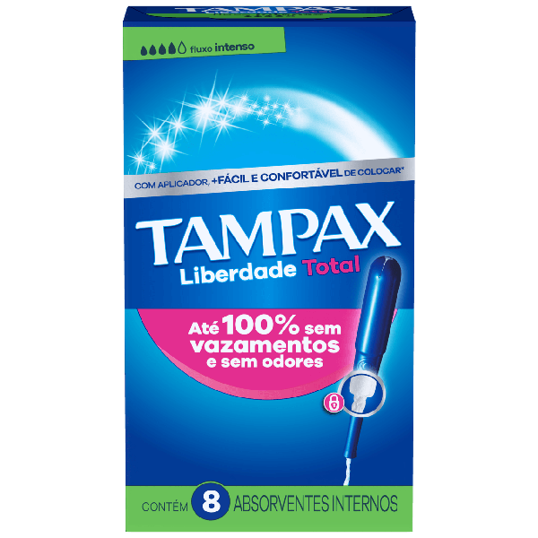 Abs.Interno Tampax Intenso C/8 C/Aplicador