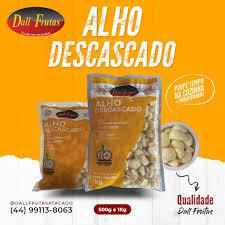Alho Dall Frutas Descascado 500g