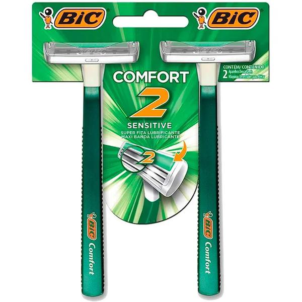 Apar.Barb.Bic Comfort 2 C/2 Sensivel