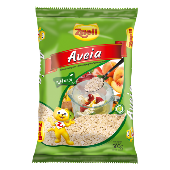 Aveia Flocos Grosso Zaeli 500g