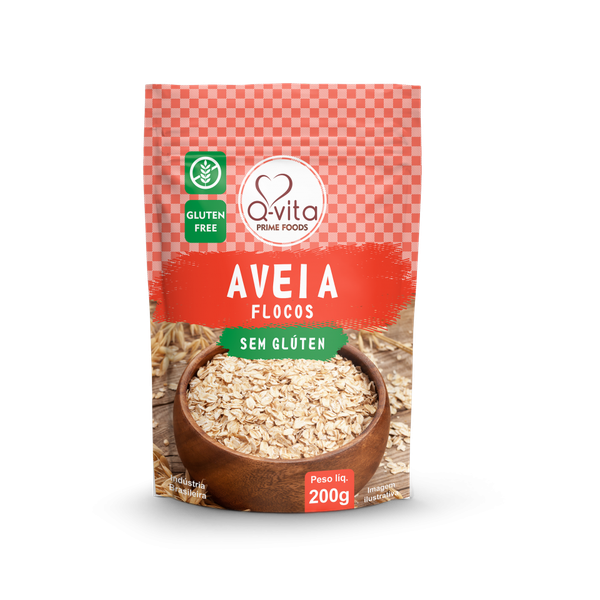 Aveia Flocos Q-Vita S/Gluten 200g