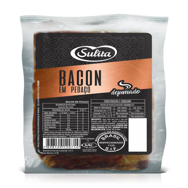 Bacon Sulita Pedaço Kg