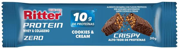Barra Proteina Crispy Ritter Cookies Zero 30g