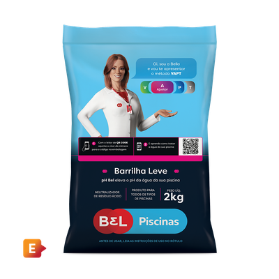 Barrilha Leve Bel Piscinas Pct 2kg