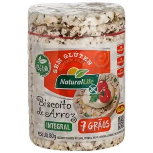Bisc.Kodilar Arroz 7 Graos S/Gluten 80g