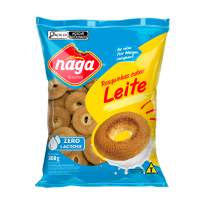 Bisc.Naga Rosquinha 300g Leite