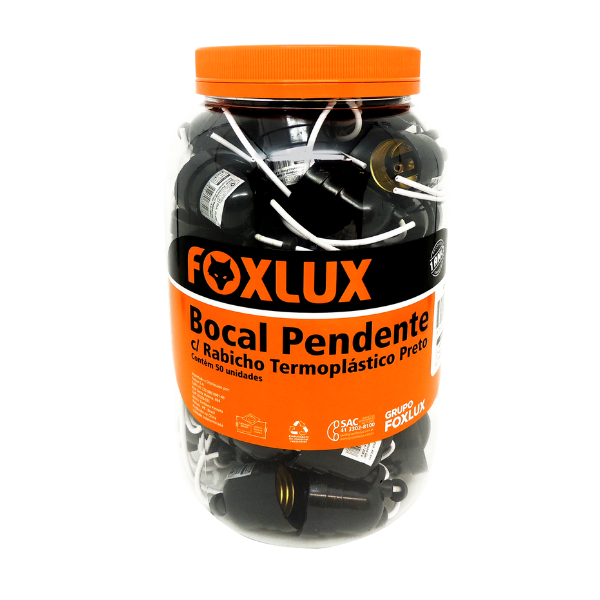 Bocal Foxlux Pendente C/Rabicho Termop.
