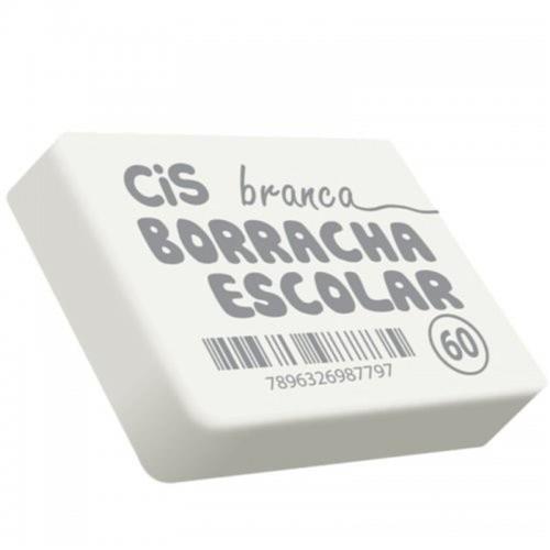 Borracha Esc.Branca C/2