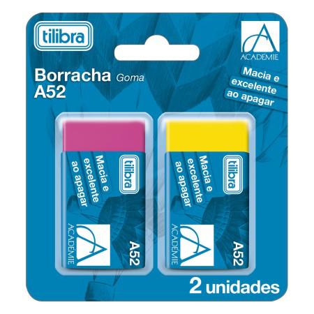 Borracha Escolar Tilibra Plast.Neon C/2