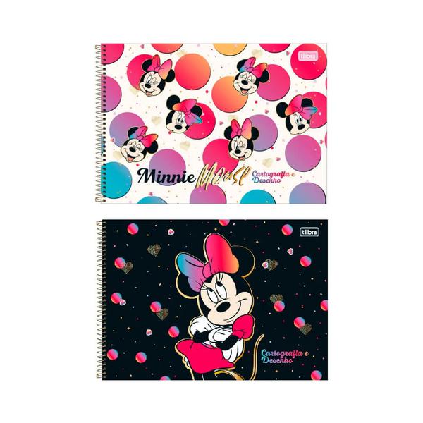 Cad.Esp.Tilibra Cd Cart.80fl Minnie