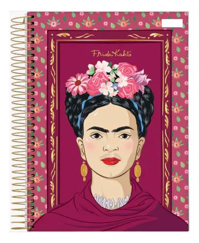 Cad.Jandaia Cd Esp.1mt 80fl Frida Kahlo