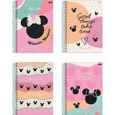 Cad.Jandaia Cd Esp.1mt 80fl Minnie Arts