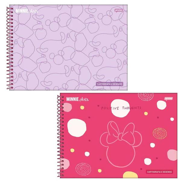 Cad.Jandaia Cd Esp.Cart.80fl Minnie Arts