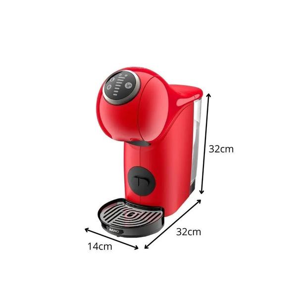 Cafeteira Arno Genio Plus Dolce Gusto Verm.