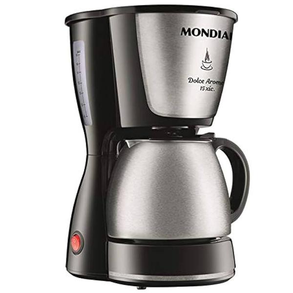 Cafeteira Mondial Preto Inox 110v
