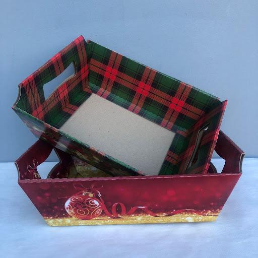 Caixa Noel C/Alça Grande Ref.3741