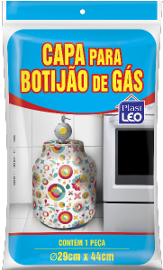 Capa Botijao Gas Plast Leo 29x44 C/1