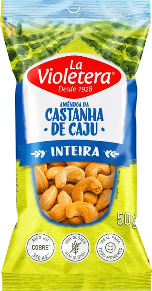 Castanha Caju La Violetera Inteira 50g