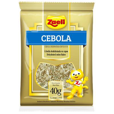 Cebola Flocos Zaeli 40g