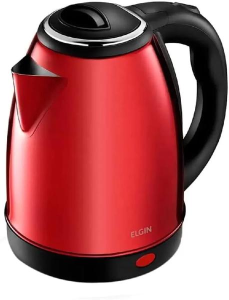 Chaleira Eletrica Elgin Inox 1,8lt 127v Verm.