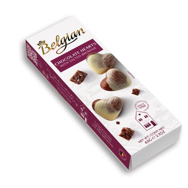 Choc.Belgiam Hearts Brownie 65g