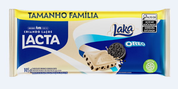 Choc.Lacta Laka Oreo 145g