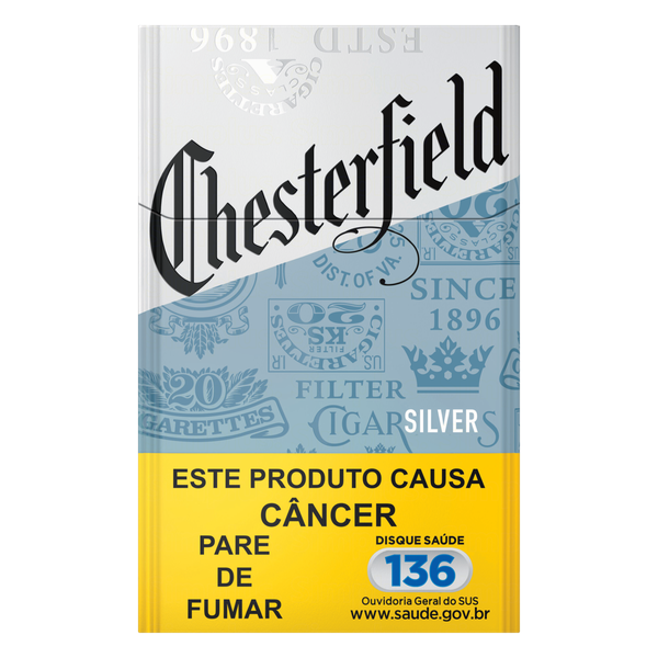 Cigarro Chesterfield Box Silver C/10