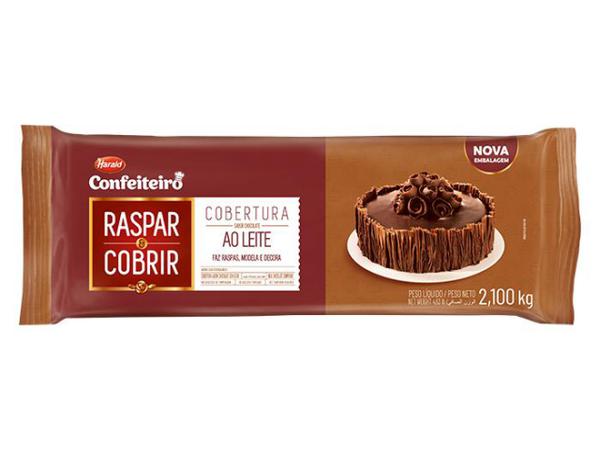 Cob.Choc.Harald Raspar Cobrir  Ao Leite 2,1 Kg