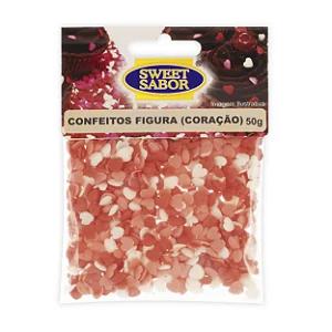 Confeito Sweet Sabor Coraçao 50g
