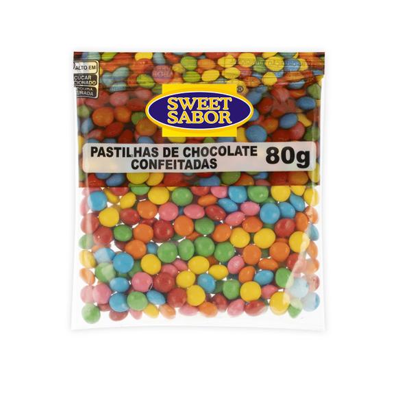 Confeito Sweet Sabor Past.Choc.80g