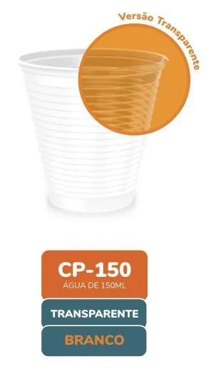Copo Plast.Minaplast 150ml C/100