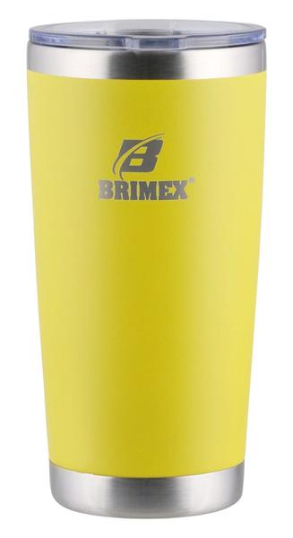 Copo Termico Brimex 600ml C/T Amarelo