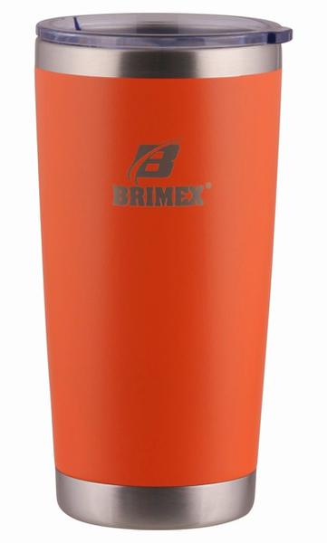 Copo Termico Brimex 600ml C/T Laranja