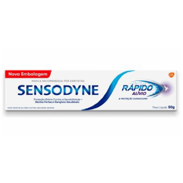 Creme Dent.Sensodyne 90g Rap.Alivio Branq.