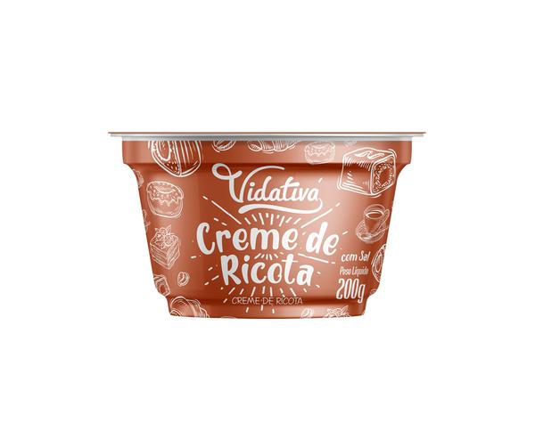 Creme Ricota Vidativa Trad.200g