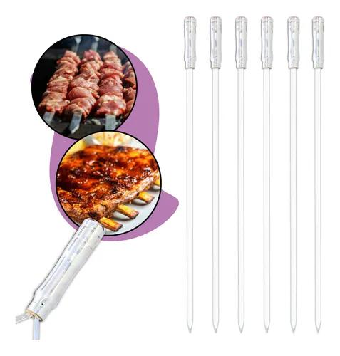 Espeto Alum.Globo Chato 95 Cm