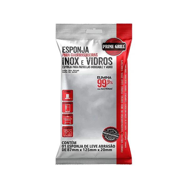 Esponja Prime Grill Inox e Vidro