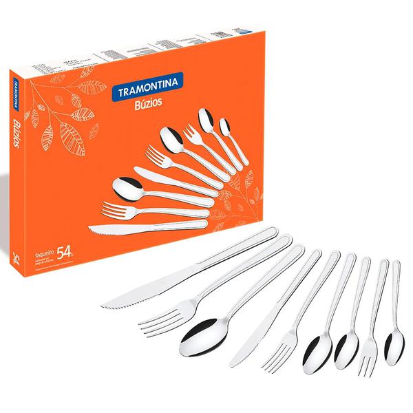 Faqueiro Tramontina Buzios 54pç