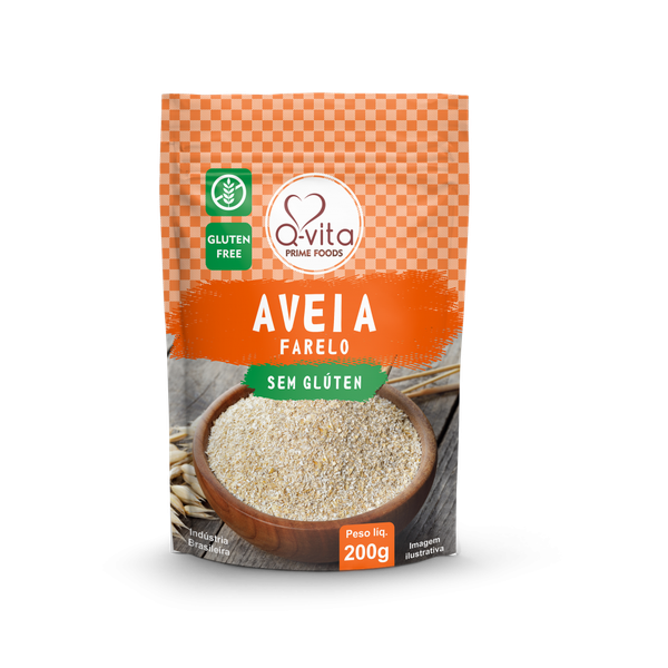 Farelo Aveia Q-Vita S/Gluten 200g