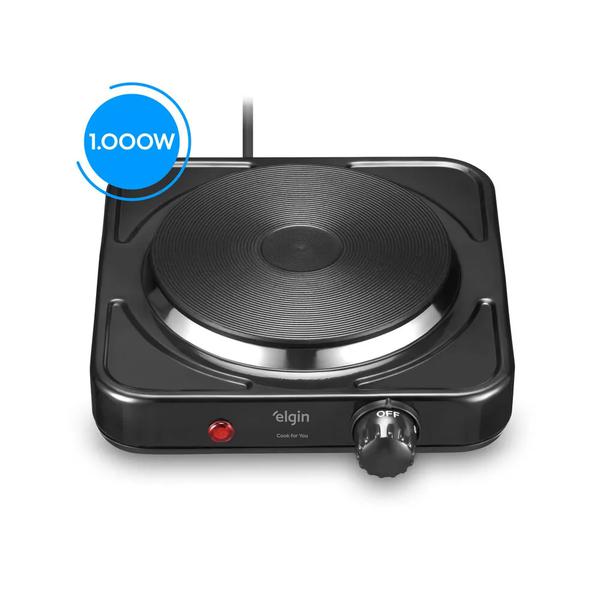 Fogao Eletrico Elgin 1b 1000w 127v Portatil