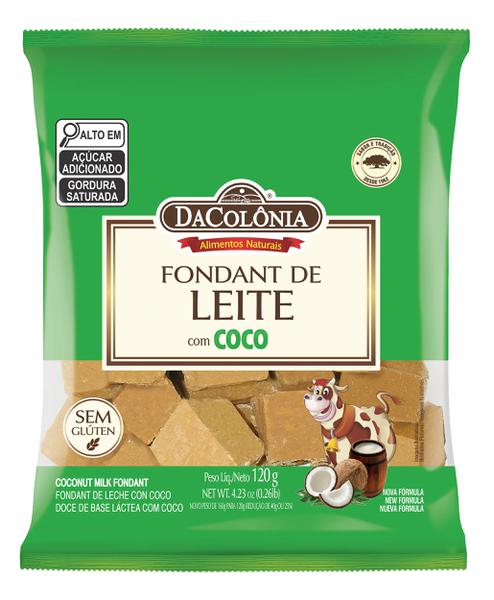 Fondant Leite Dacolonia C/Coco 120g
