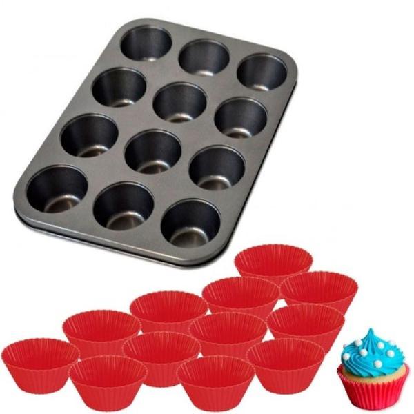 Forma Cupcake Big Sul Silicone C/12