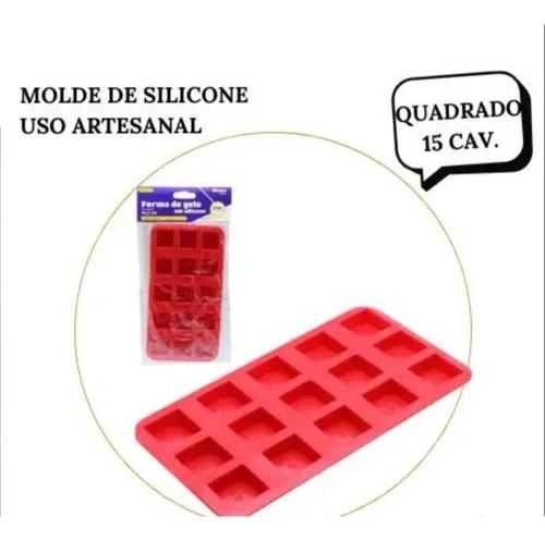 Forma Gelo Silicone 15 Cav.29,5 Cm
