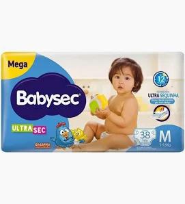 Fraldas Babysec Mega M.C/38