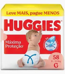 Fraldas Huggies Max.Prot.Hiper G.C/58