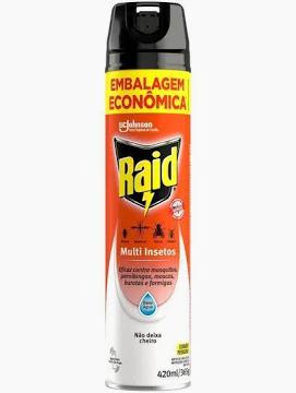 Inset.Aer.Raid 420ml Multi Insetos