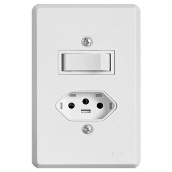 Interruptor Nedo Simples + Tomada 20a