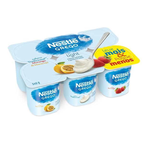 Iogurte Nestle Grego 3 Sab.Light 540g