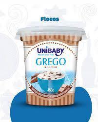 Iogurte Unibaby Grego Flocos 450g